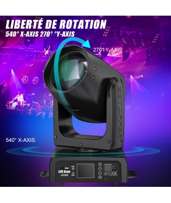 Projecteur Luminaires 150W Tête Mobile Dmx 512 RGBW 12 Gobos 12 Couleurs Activation Sonore d'Europe débarque