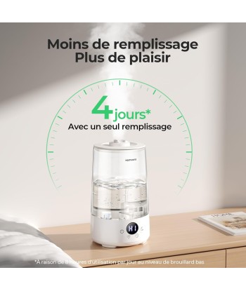 Humidificateur Air 3.6L 16dB Silencieux Plusieurs Modes 7 Couleurs Autonomie 34h En savoir plus