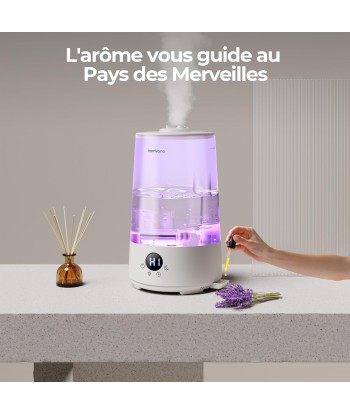 Humidificateur Air 3.6L 16dB Silencieux Plusieurs Modes 7 Couleurs Autonomie 34h En savoir plus