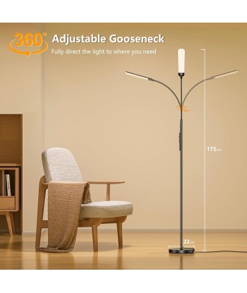 Lampadaire sur Pied Dimmable LED 18W 1200lm avec Télécommande et Contrôle Tactile 4 Températures de Couleur et 4 Luminosités Comparez plus de prix