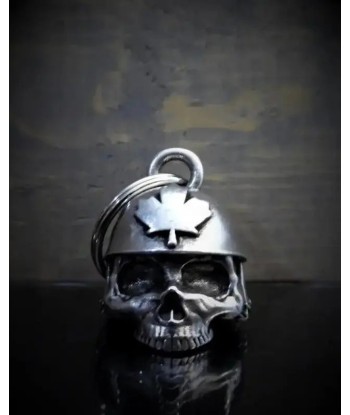 Cloche de moto unique "Casque canadien Skull" votre