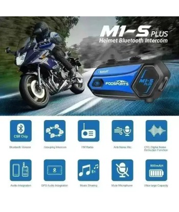 Intercom Moto Jusqu'a 8 pilotes acheter en ligne