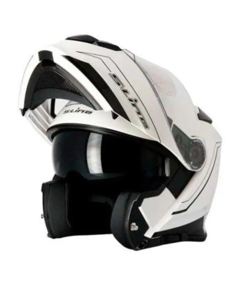 Casque Modulable Double écran Blanc/Noir | SLine550 ouvre sa boutique