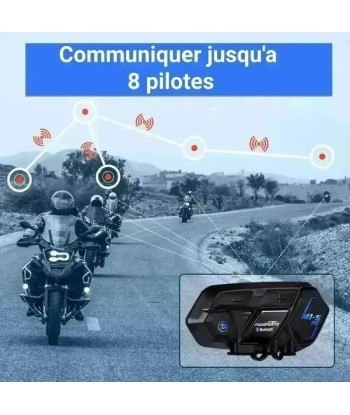 Intercom casque moto  8 Pilotes - M1-S Pro prix pour 