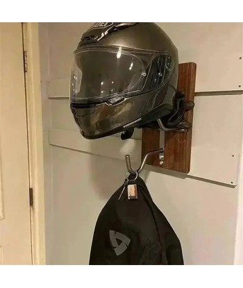 Support casque moto bois métal Par le système avancé 