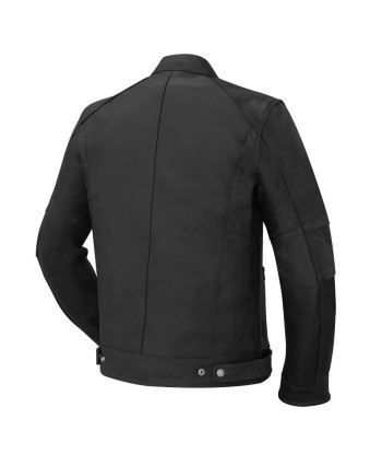 Blouson Cuir moto VINTAGE -Noir de technologie