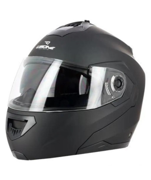 Casque moto modulable - Noir mat hantent personnes