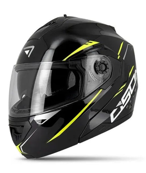 Casque moto modulable - Noir/Jaune S520 Découvrez la collection