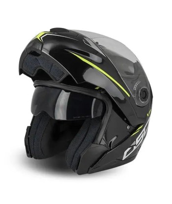 Casque moto modulable - Noir/Jaune S520 Découvrez la collection