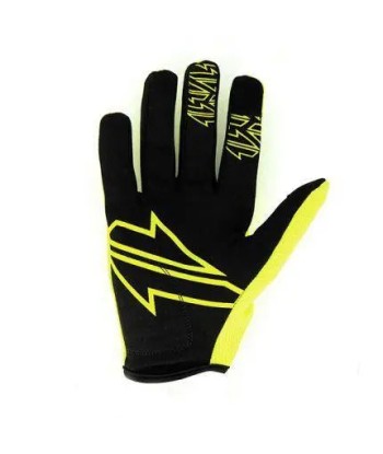 Gants Moto cross Jaune Fluo -Homologué en stock