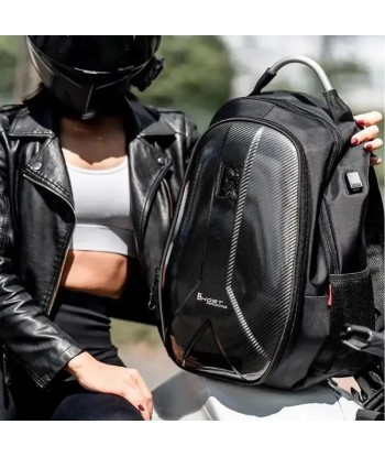 Sac a dos moto Carbone XGP-V2 brillant des détails fins