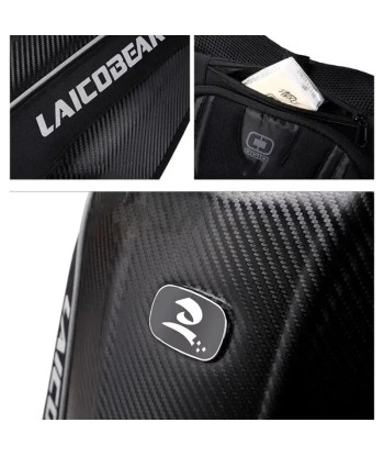 Sac à dos Moto Carbone | LBeaR™ Véritable concentré