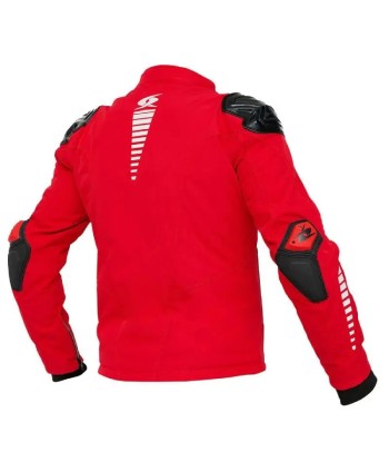 Blouson Moto Rouge - STRIDER Dans la société mordern