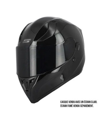 Casque de moto femme Noir Brillant- S441 VENGE de l' environnement