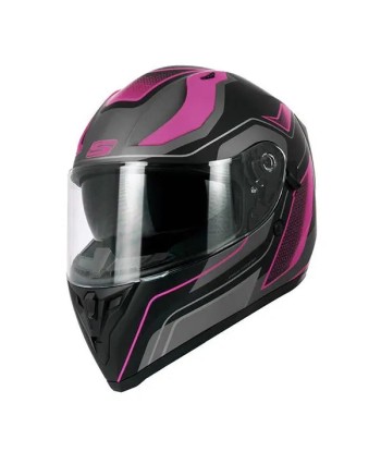 Casque Moto Rose Femme- S441 VENGE +PINLOCK le concept de la Pate a emporter 