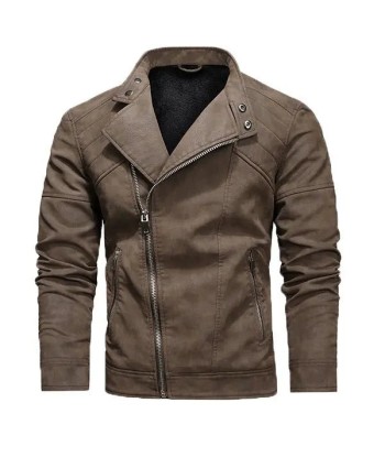 Perfecto Cuir Marron Homme Livraison rapide