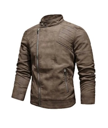 Perfecto Cuir Marron Homme Livraison rapide