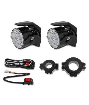 Moto Phares LED S2 - Inclut câble de connexion, Autorisation E, Tension 12V/24V Les magasins à Paris et en Île-de-France