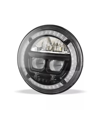 Phare avant 7 pouces LED Compatible Harley Davidson F10 pas cher