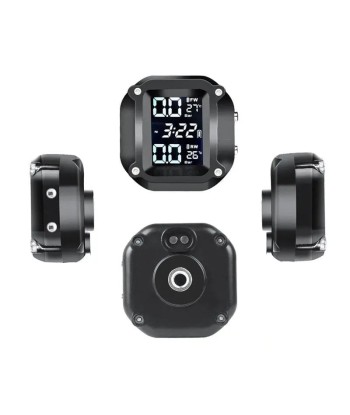 Pack : Phare additionnels LED moto + Système de surveillance de la pression des pneus avec indicateur de température pas cheres