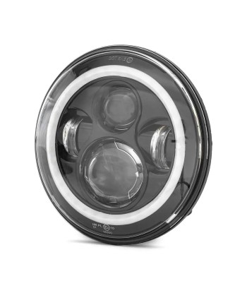 Phare LED noir 7" FS7 pour Harley Davidson Street Glide Véritable concentré