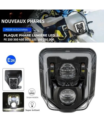 Plaque phare LED - Husqvarna en linge