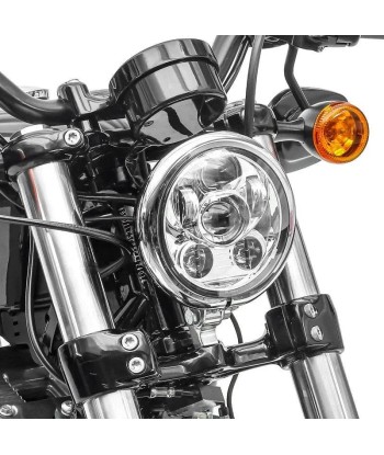 Phare rond LED moto - 5,75 Pouces est présent 