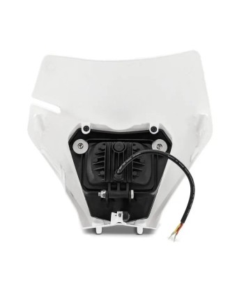 Projecteur LED moto + plaque pour Enduro XDure BK2 carenage Universel wit plus qu'un jeu 