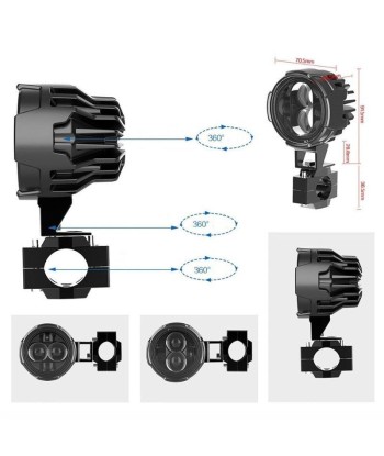 Feux additionnels moto | R130 LUMITECH™ en stock