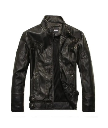 Veste Cuir Homme style Cafe racer d'Europe débarque