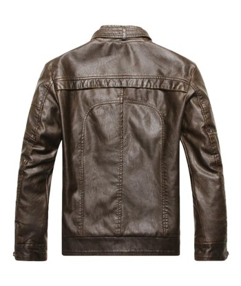 Veste Cuir Homme style Cafe racer d'Europe débarque