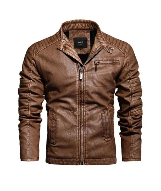 Blouson biker homme vintage Fin de série