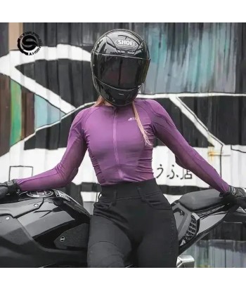 Gilet de Protection Femme Moto - Violet destockage