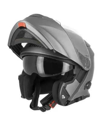 Casque Moto Modulable Bluetooth - Gris 2024