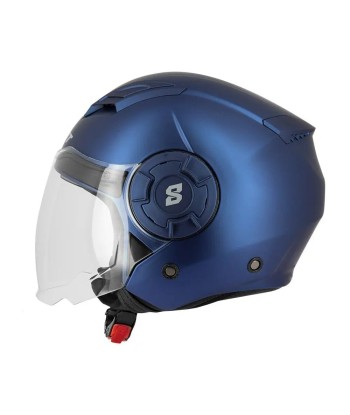 Casque jet bleu - S749 Twister Economisez 