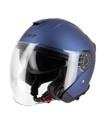 Casque Moto Jet Bleu pailleté | S770 KYLE Véritable concentré