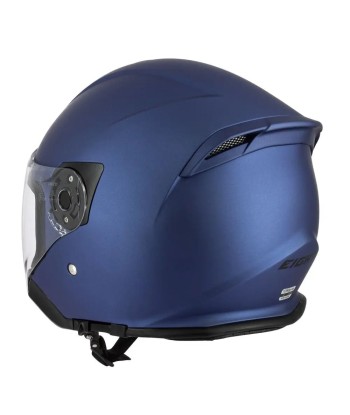 Casque Moto Jet Bleu pailleté | S770 KYLE Véritable concentré