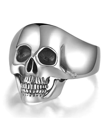 Bague motard tête de mort (argent) Comment ça marche