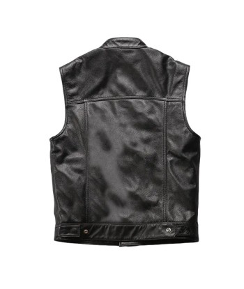 Veste moto cuir biker SOA livraison et retour toujours gratuits