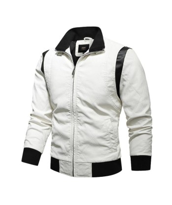 Blouson cuir blanc - Scorpion pas cheres