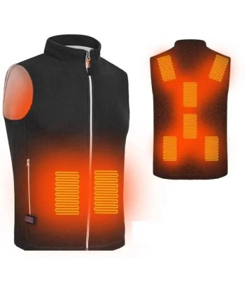 Gilet chauffant moto polaire | JACKHEAT™ brillant des détails fins