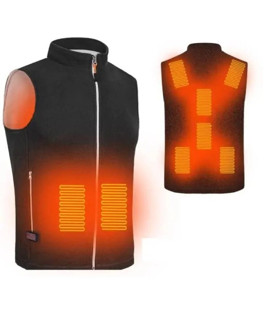 Gilet chauffant moto polaire | JACKHEAT™ brillant des détails fins