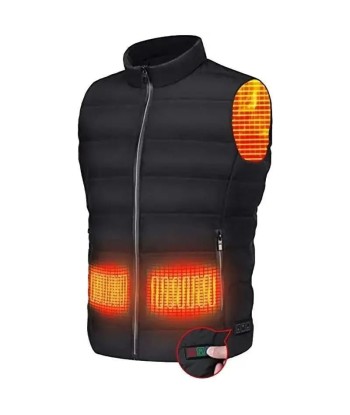 Gilet chauffant moto polaire | JACKHEAT™ brillant des détails fins