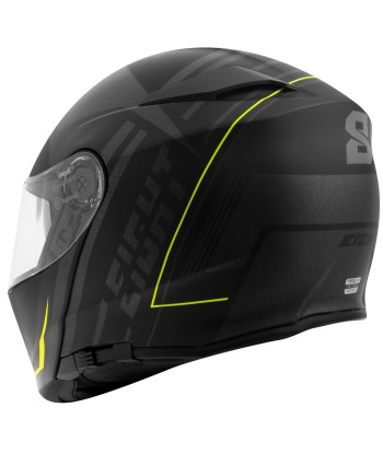 Casque moto Scooter Modulable - Noir et Jaune À commander