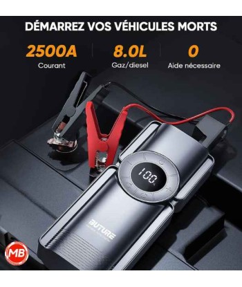 Booster Batterie Ultra Puissant 2500A paiement sécurisé