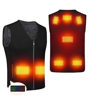 Gilet Chauffant Moto - 8 zones commande en ligne