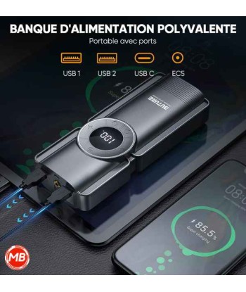 Booster Batterie Ultra Puissant 2500A paiement sécurisé