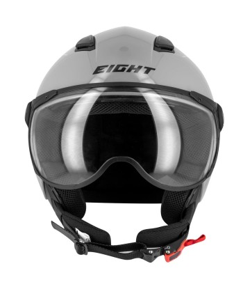 Casque aviateur JET moto  - Gris S779 LEOV Jusqu'à 80% De Réduction