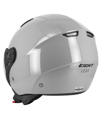 Casque aviateur JET moto  - Gris S779 LEOV Jusqu'à 80% De Réduction