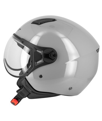 Casque aviateur JET moto  - Gris S779 LEOV Jusqu'à 80% De Réduction